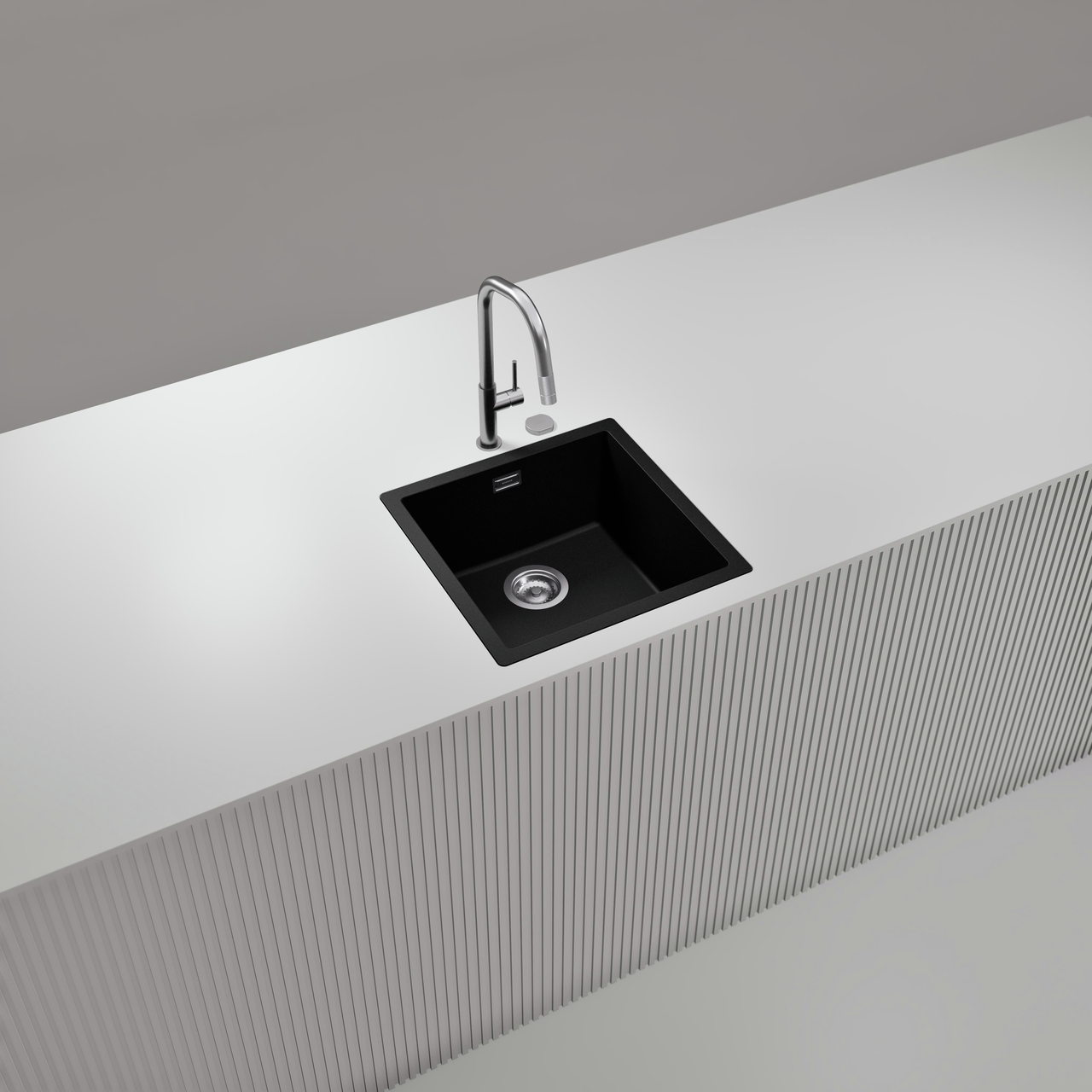 Dřez FORMHAUS D-100LS NERO